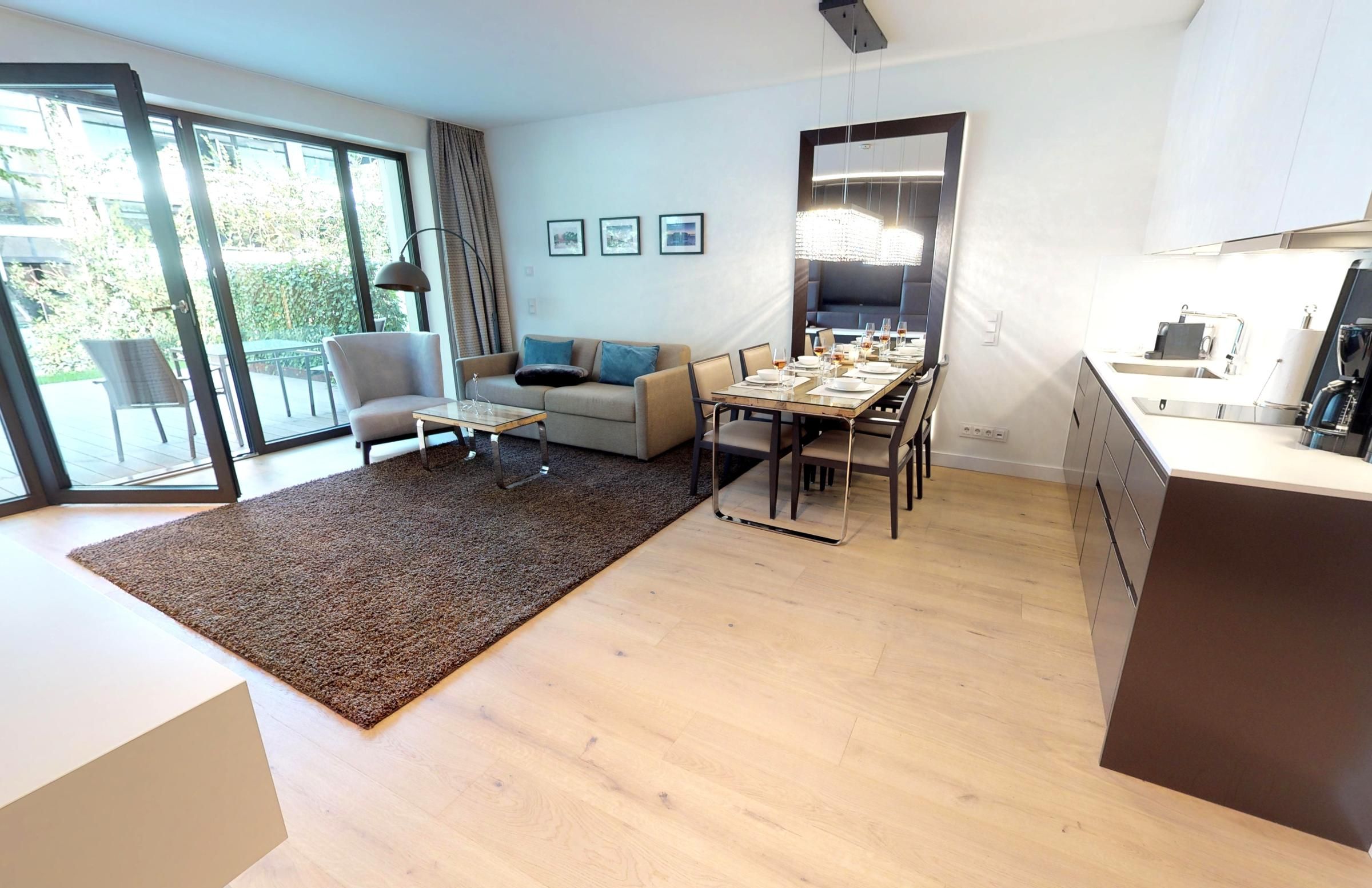 Luxusapartment mit Terrasse & Sauna in Strandnähe in Timmendorfer Strand