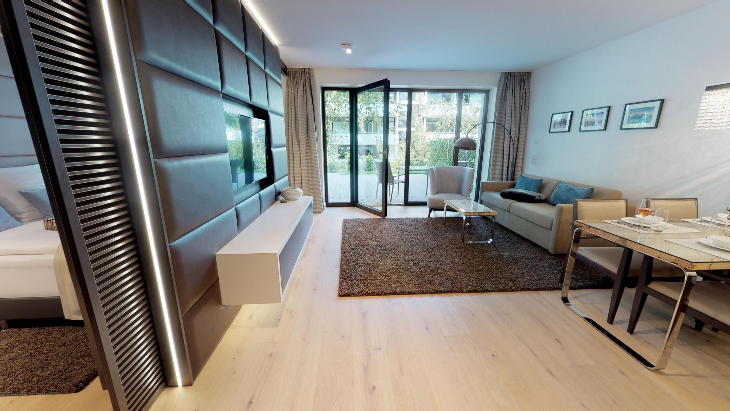 Luxusapartment mit Terrasse, Strandkorb & Sauna in Strandnähe in Timmendorfer Strand