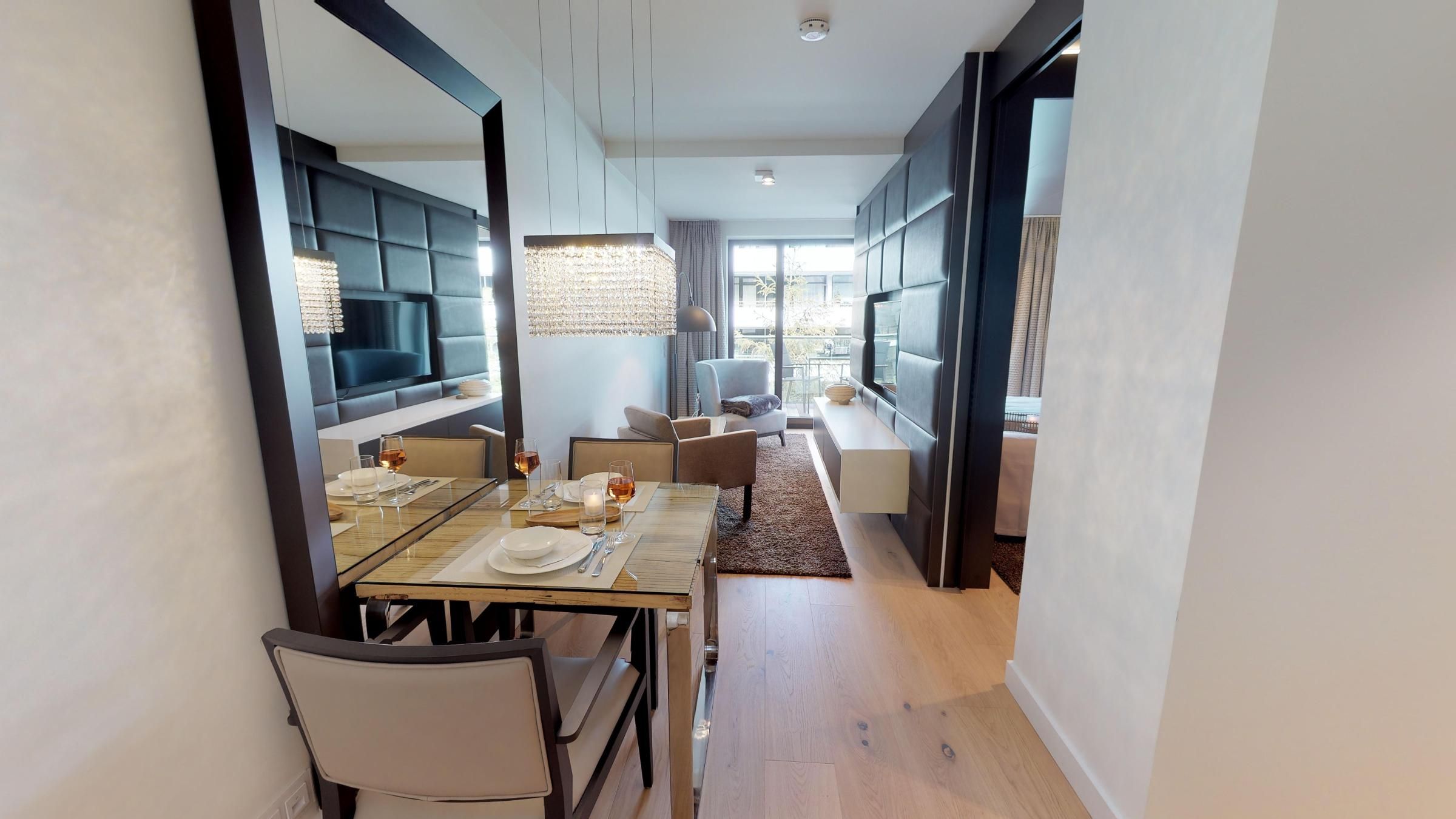 Luxuriöse Ferienwohnung mit Balkon in strandnaher Lage