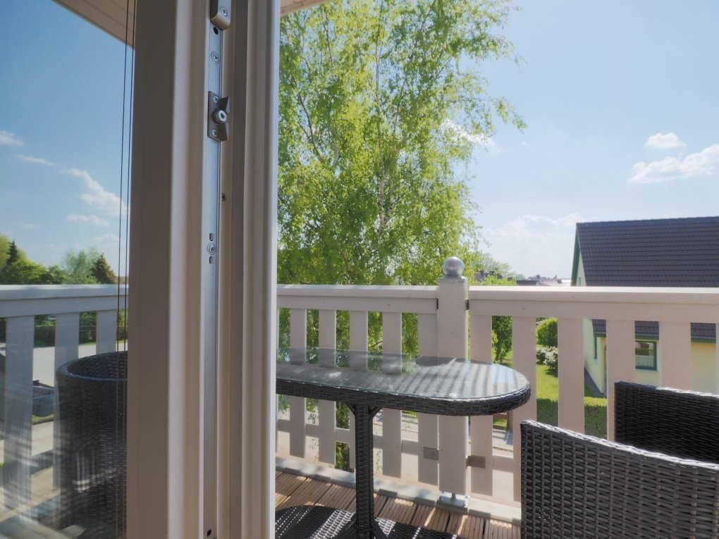 Balkon mit Westlage