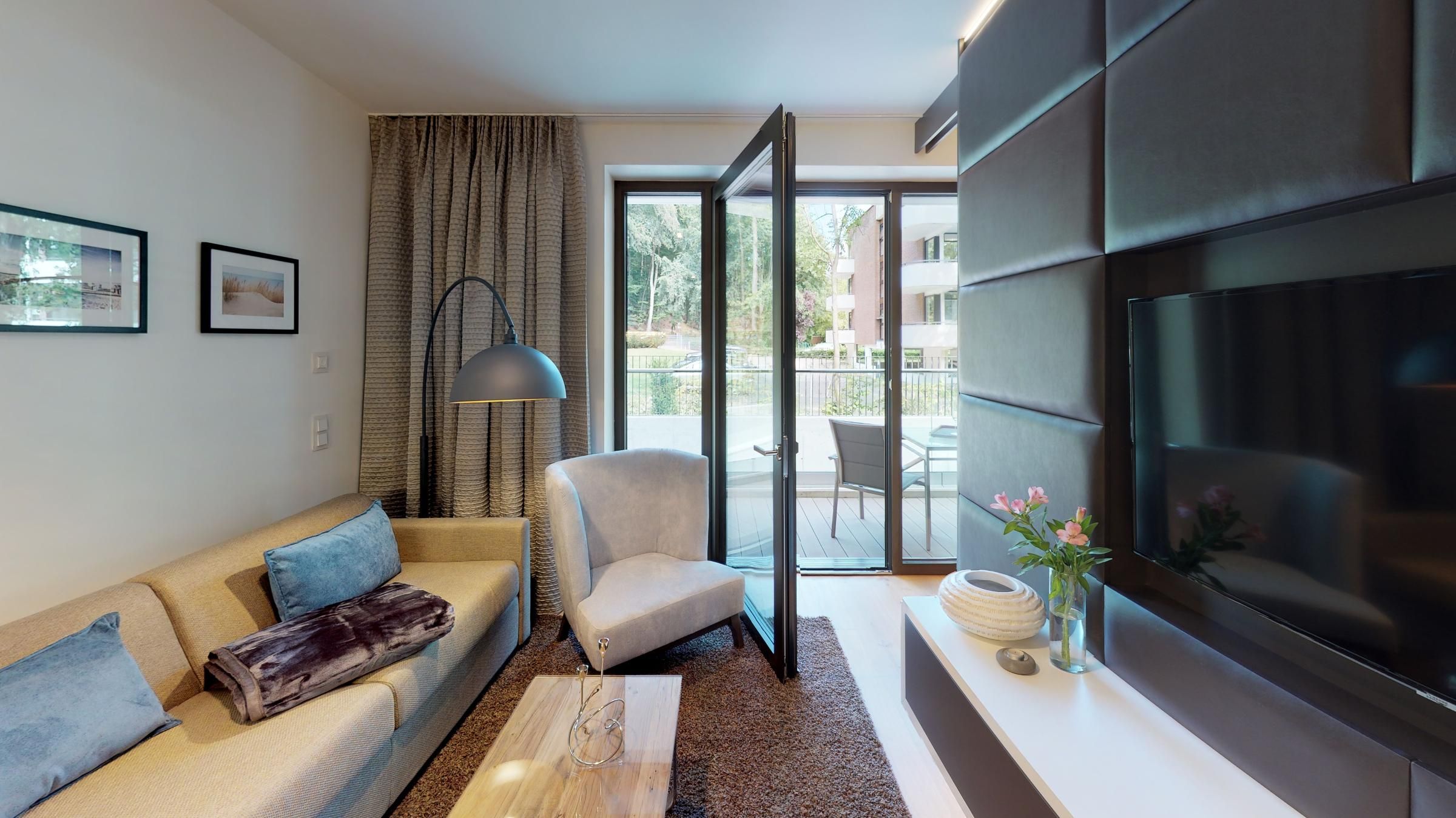 Strandnahes Luxus-Apartment mit Sauna an der Ostsee