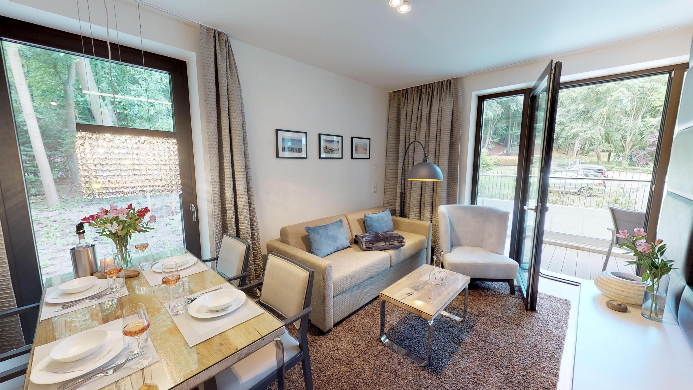 Strandnahes Luxus-Apartment mit Sauna an der Ostsee