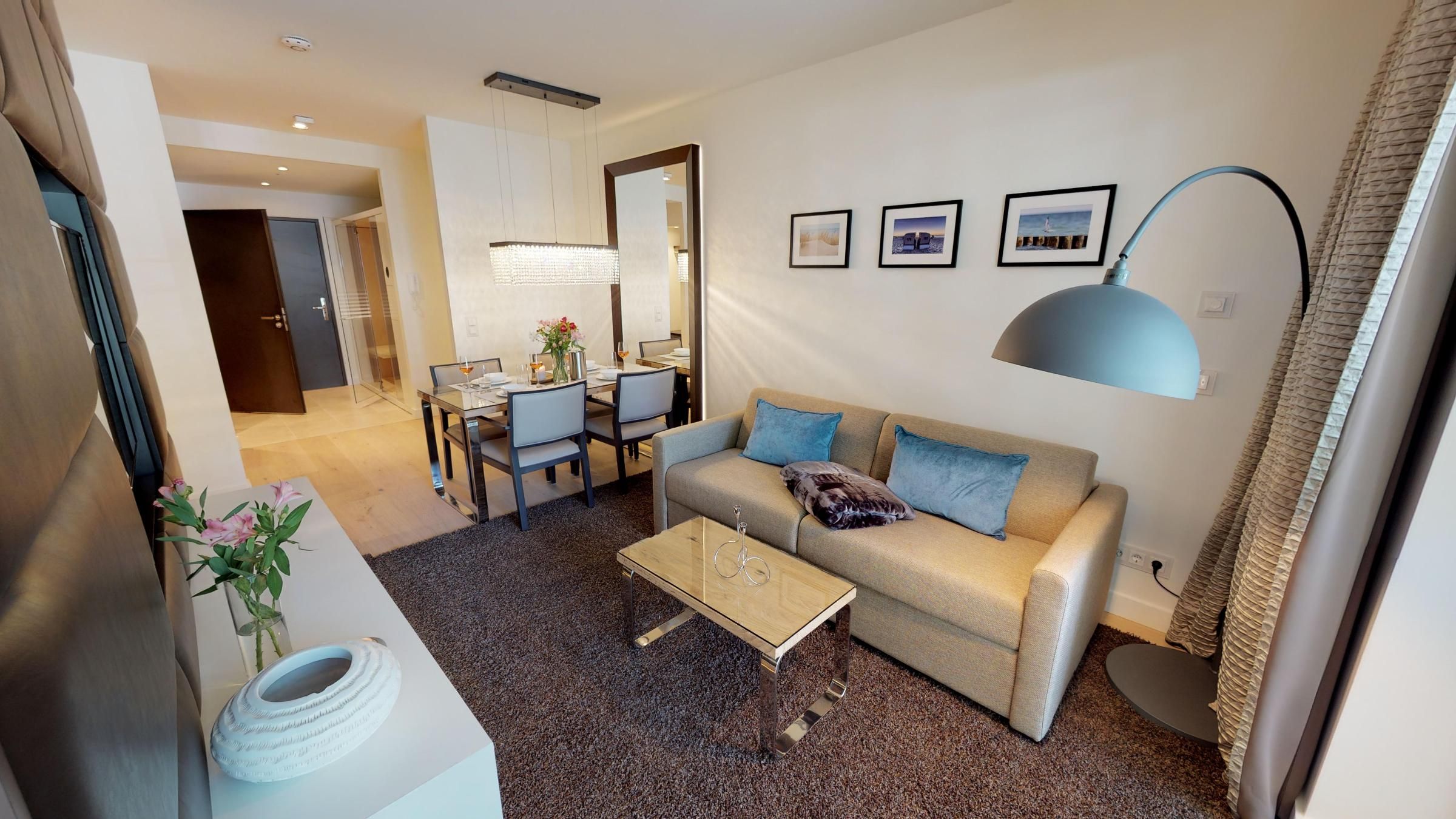 Strandnahes Luxus-Apartment mit Sauna an der Ostsee