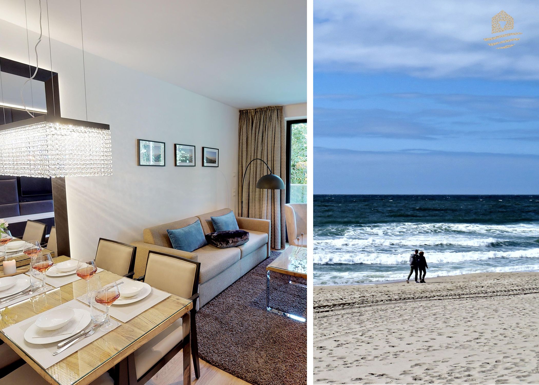 Luxus-Apartment in unmittelbarer Strandnähe an der Ostsee