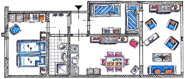 Foto 8 Ferienwohnung Ostfriesland Norderney Haus Jantje Mö Wohnung 1 (Objekt 81966) Nordsee
