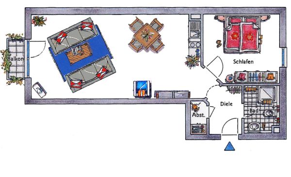 Foto 12 Ferienwohnung Ostfriesland Norderney Villa Nordland Wohnung 6 (Objekt 81968) suchen