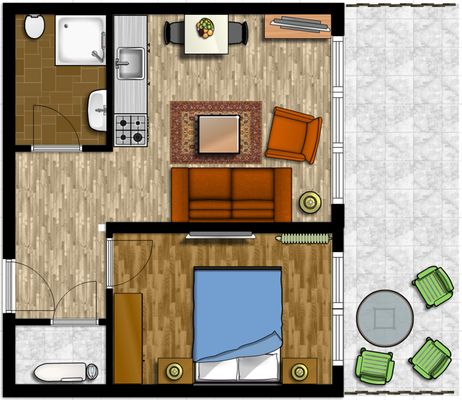 Foto 5 Ferienwohnung Ostfriesland Norderney Haus Ulrichs, Wohnung 1b (Objekt 81932) Reise