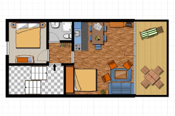 Foto 7 Ferienwohnung Ostfriesland Norderney Haus Inselkieker Wohnung 4 (Objekt 81986) suchen