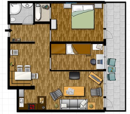 Foto 11 Ferienwohnung Ostfriesland Norderney Haus Nordseeblick Wohnung 125 (Objekt 81941) buchen