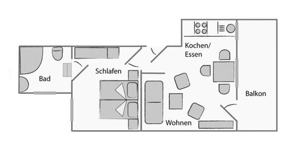 Foto 8 Ferienwohnung Ostfriesland Norderney Haus Regina Maris, Wohnung 7 (Objekt 81967) Nordsee