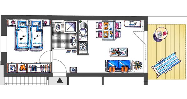 Foto 8 Ferienwohnung Ostfriesland Norderney Jann-Berghaus-Straße 20 Wohnung 4 (Objekt 81970) Nordsee