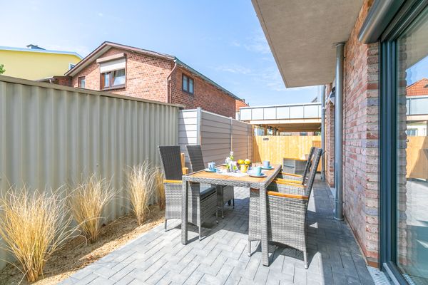 Ferienwohnung Glücksmomente Büsum – 3 SZ, Balkon & Terrasse