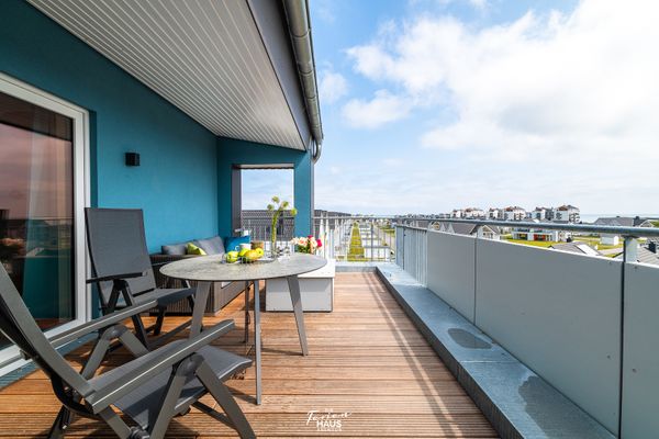  Penthouse Meerfürzwei - Terrasse