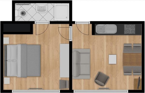 Foto 2 Ferienwohnung Ostfriesland Norderney Haus Nora 2-Raum-Fewo  3 (Objekt 102319) suchen