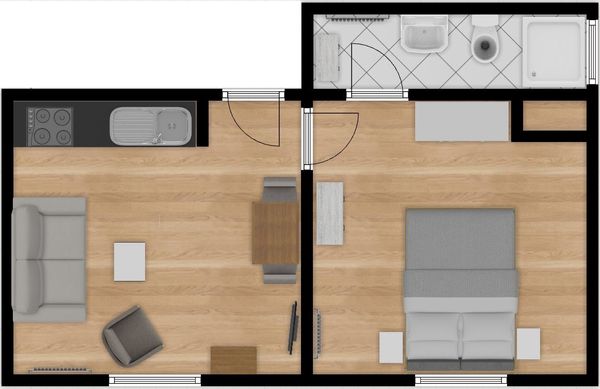 Foto 2 Ferienwohnung Ostfriesland Norderney Haus Enna 2-Raum-Fewo  1 (Objekt 102317) suchen