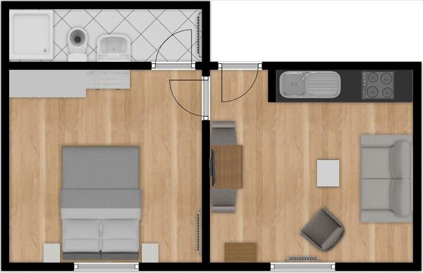 Foto 2 Ferienwohnung Ostfriesland Norderney Haus Enna 2-Raum-Fewo  2 (Objekt 102318) suchen