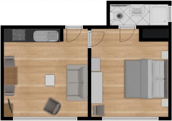 Foto 2 Ferienwohnung Ostfriesland Norderney Haus Enna 2-Raum-Fewo  3 (Objekt 102321) suchen