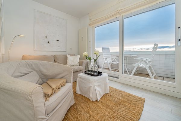 Ferienwohnung Traumblick für max. 4 Personen – mit Meerblick und Balkon