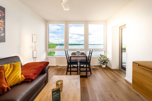 Wohnzimmer, Meerblick am Delf, Bad Zwischenahn