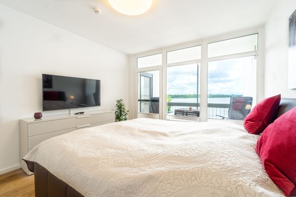 Schlafzimmer, Meerblick am Delf, Bad Zwischenahn