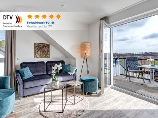 Willkommen in der Ferienwohnung BQ 1188 im Bernsteinquartier in Kölpinsee!