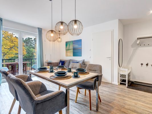 Willkommen in der Ferienwohnung 1190 im Bernsteinquartier Kölpinsee auf Usedom!