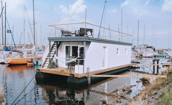 Hausbooturlaub in Großenbrode auf der Fiete unsHusboot