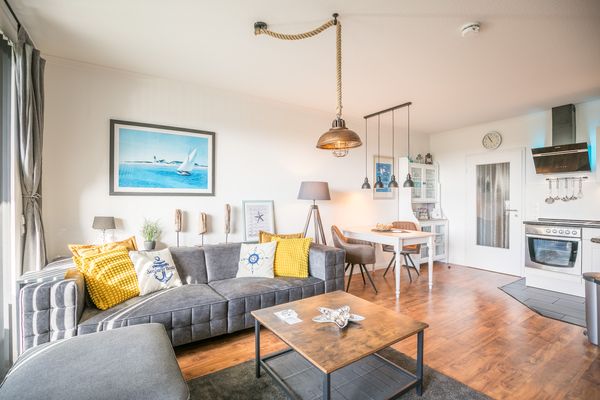 "Seewärts Wohnen Whg. 1.5" - Top Fewo für 2 Personen, am Meer + Wohlfühlgarten!