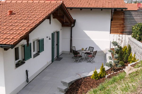 Terrasse, Chalet Chip-In, Haarbach