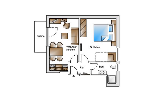 Foto 10 Ferienwohnung Ostfriesland Norderney Haus Christine Wohnung 7 Leuchtfeuer (Objekt 105244) Reise