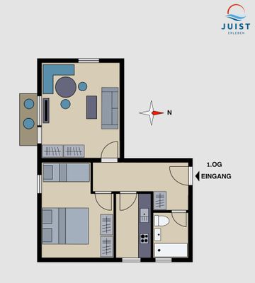 Foto 14 Ferienwohnung Ostfriesland Juist Haus Hamburg 181 Wohnung 1 (Objekt 26716) Urlaub