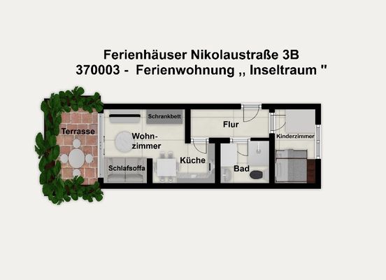 Foto 10 Ferienwohnung Ostfriesland Wangerooge Ferienhaus Nikolausstraße 3B Ferienwohnung ,,Inseltraum'' (Objekt 50073) Reise