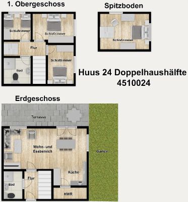 Foto 17 Ferienhaus Ostfriesland Borkum Huus 24 Doppelhaushälfte (Objekt 61833) suchen