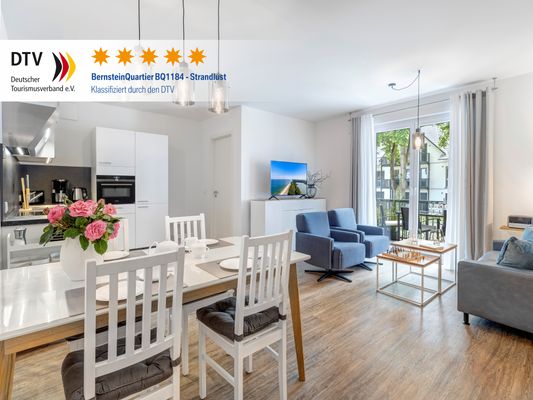 Willkommen in der FeWo "Strandlust" 1184 im Bernsteinquartier in Kölpinsee.