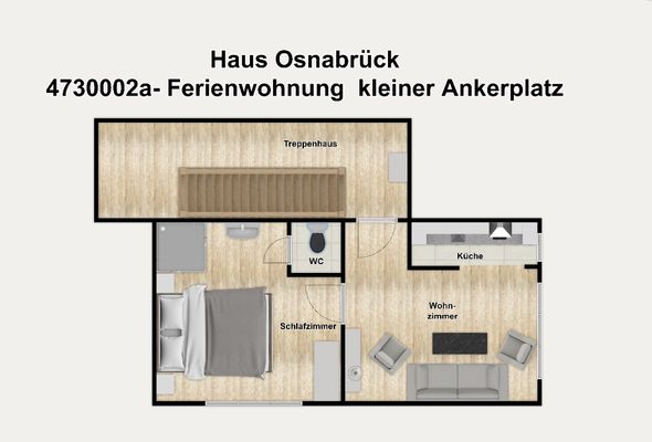 Foto 10 Ferienwohnung Ostfriesland Borkum Haus Osnabrück Ferienwohnung kleiner Ankerplatz (Objekt 36776) Reise