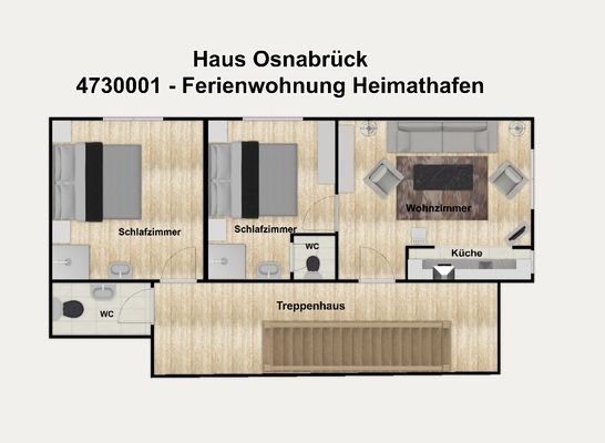 Foto 16 Ferienwohnung Ostfriesland Borkum Haus Osnabrück Ferienwohnung Heimathafen (Objekt 36779) buchen