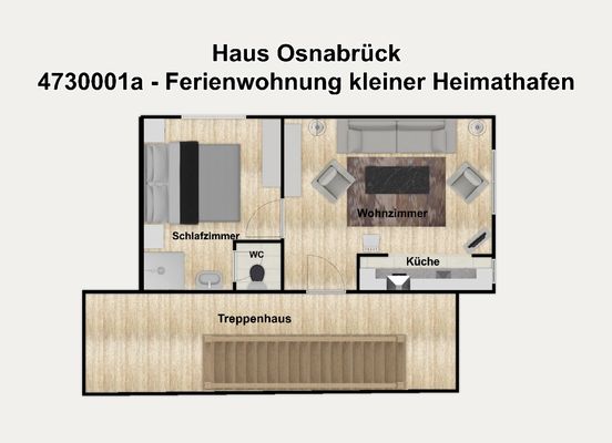 Foto 11 Ferienwohnung Ostfriesland Borkum Haus Osnabrück Ferienwohnung kleiner Heimathafen (Objekt 36777) buchen