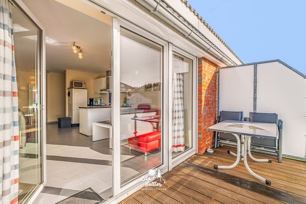 Haus Oberdeck Whg. 2 Büsum – ruhige Ferienwohnung mit Balkon