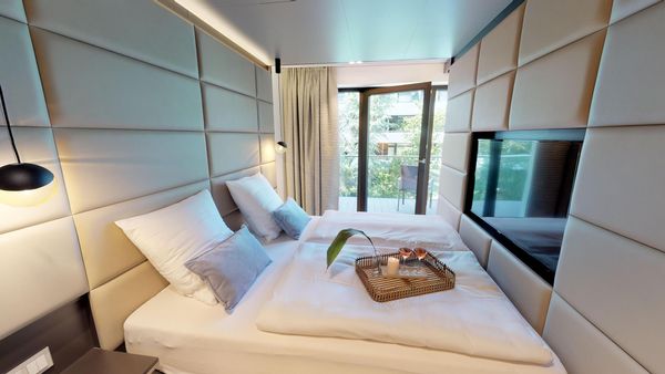 Luxusapartment mit überdachtem Balkon 1.15