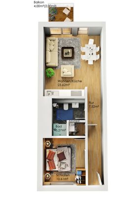  Segler Nest - Grundriss