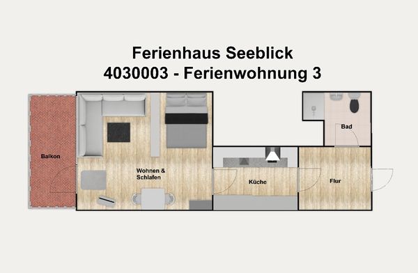 Foto 24 Ferienwohnung Ostfriesland Borkum Ferienhaus Seeblick Ferienwohnung 3 (Objekt 24447) Urlaub