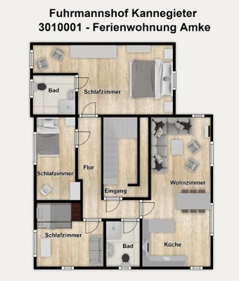 Foto 16 Ferienwohnung Ostfriesland Juist Fuhrmannshof Ferienwohnung Amke (Objekt 74663) buchen