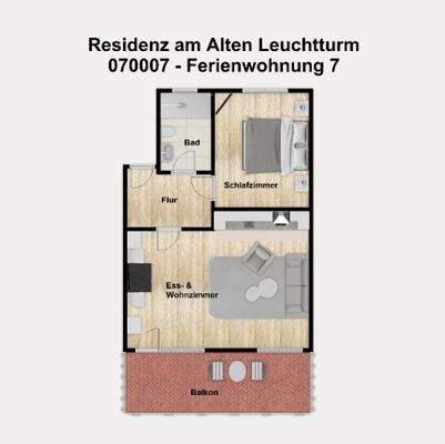 Foto 19 Ferienwohnung Ostfriesland Wangerooge Residenz am Alten Leuchtturm Ferienwohnung 7 (Objekt 72853) Urlaub