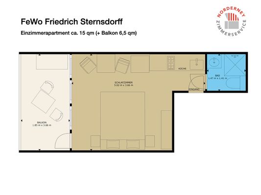 Foto 13 Ferienwohnung Ostfriesland Norderney FeWo Friedrich Sternsdorff (Objekt 92405) Nordsee
