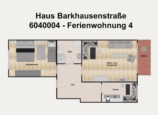 Foto 33 Ferienwohnung Ostfriesland Langeoog Haus Barkhausenstraße 26 Ferienwohnung 4 (Objekt 75383) Nordsee