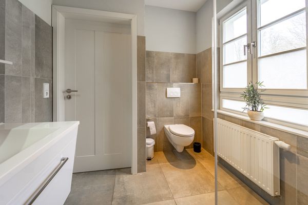 Badezimmer, Forsthaus Wegenerskopf, Friedrichsbrunn