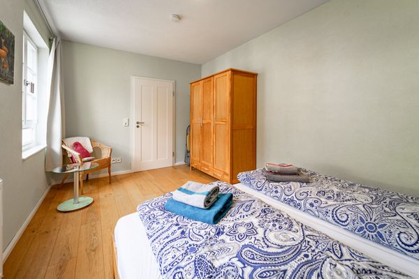 Schlafzimmer, Forsthaus Wegenerskopf, Friedrichsbrunn