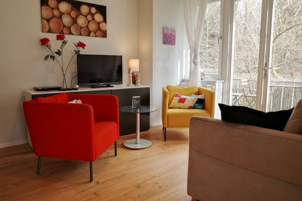 Wohnzimmer, Forsthaus Wegenerskopf, Friedrichsbrunn