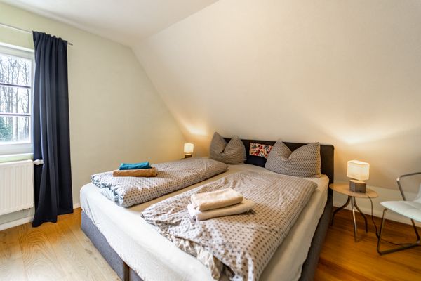 Schlafzimmer, Forsthaus Wegenerskopf, Friedrichsbrunn