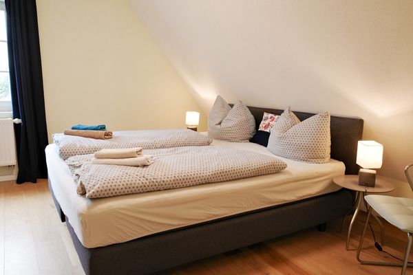 Schlafzimmer, Forsthaus Wegenerskopf, Friedrichsbrunn